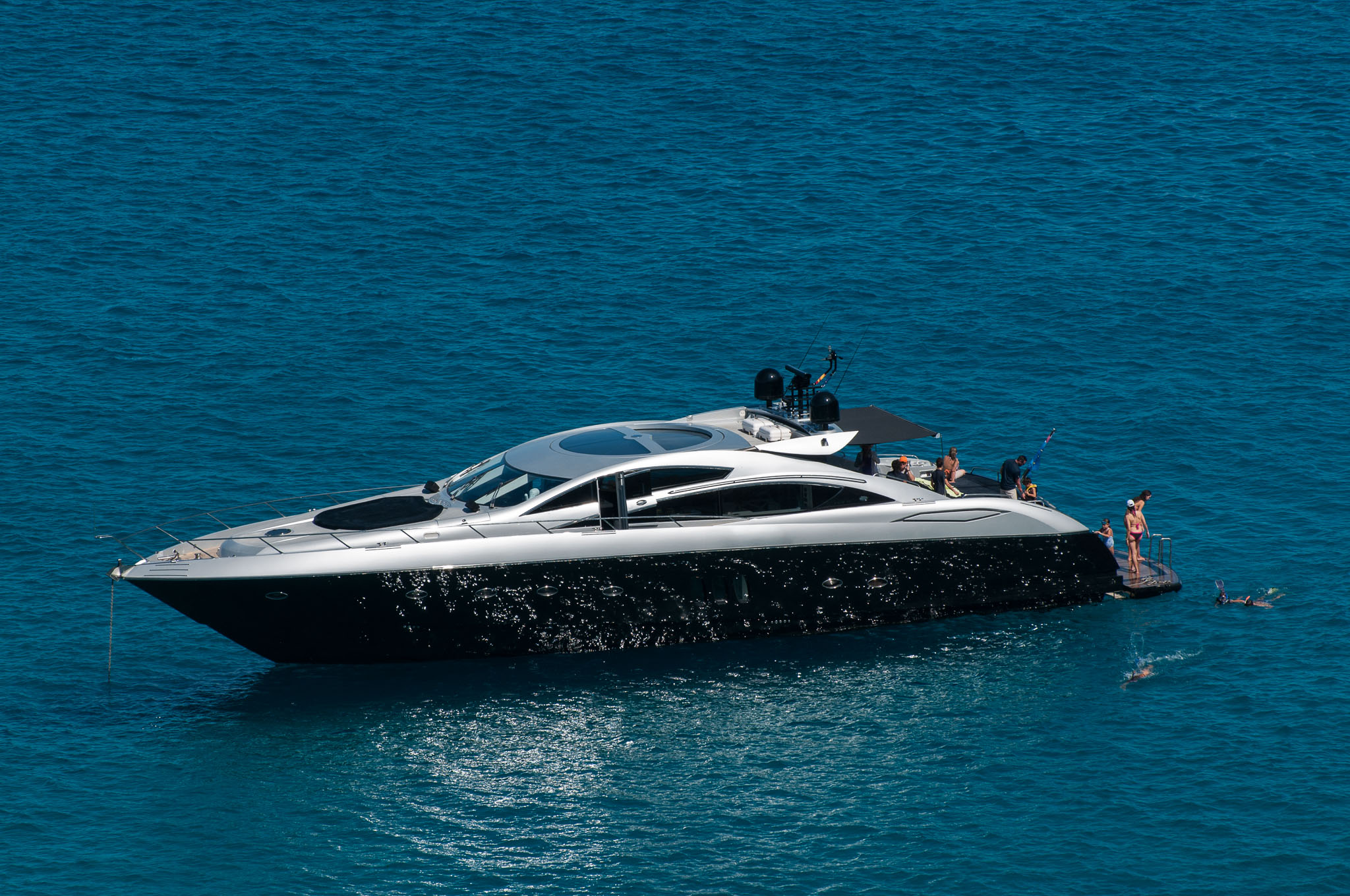 Yacht vor "Racó de ses pedreres" & "Racó de sa pujada"